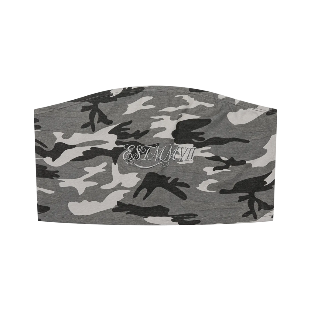 EST MMVII Women’s Camo Cropped Tube Top