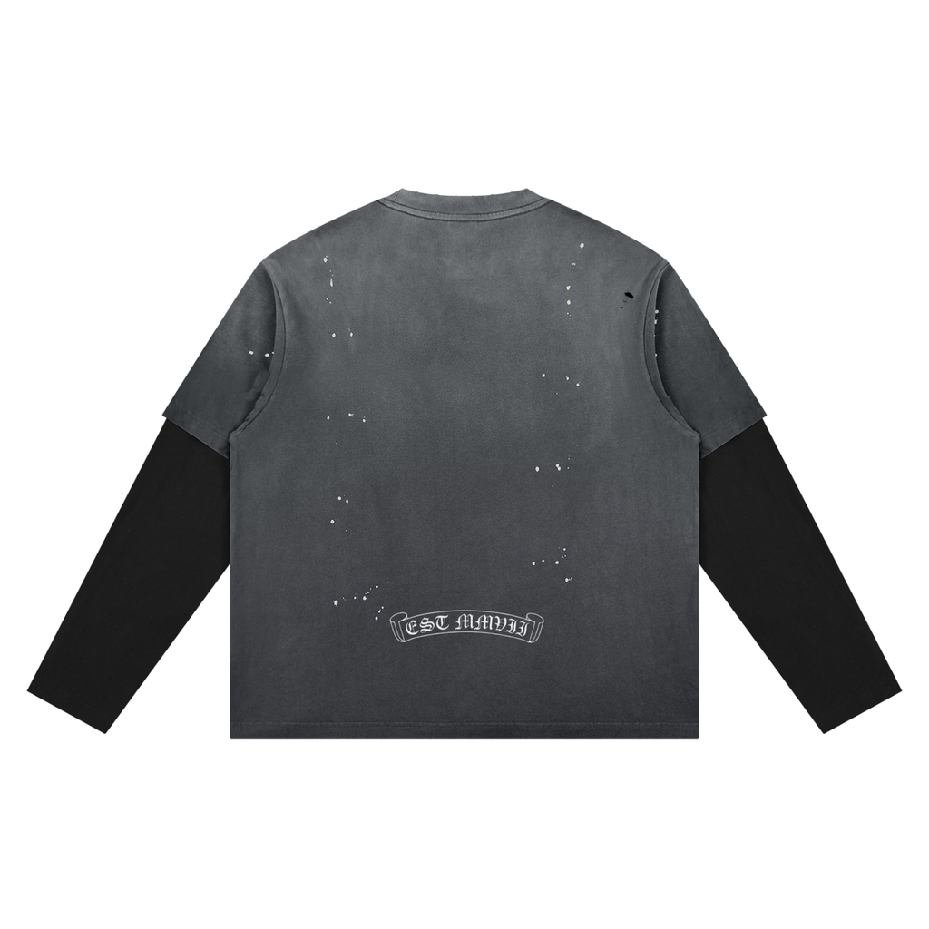 EST MMVII Vintage Wash Distressed Layer T-Shirt