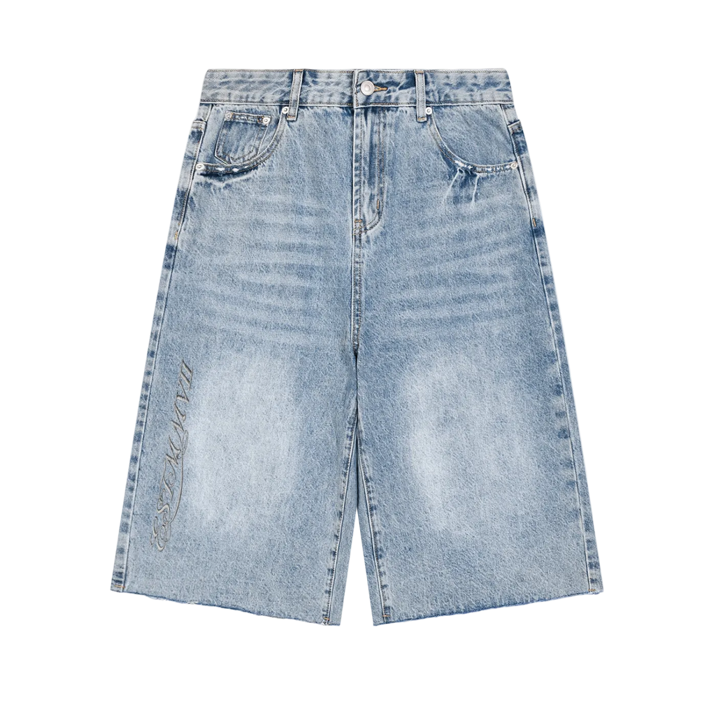 EST MMVII Wide Leg Denim Shorts