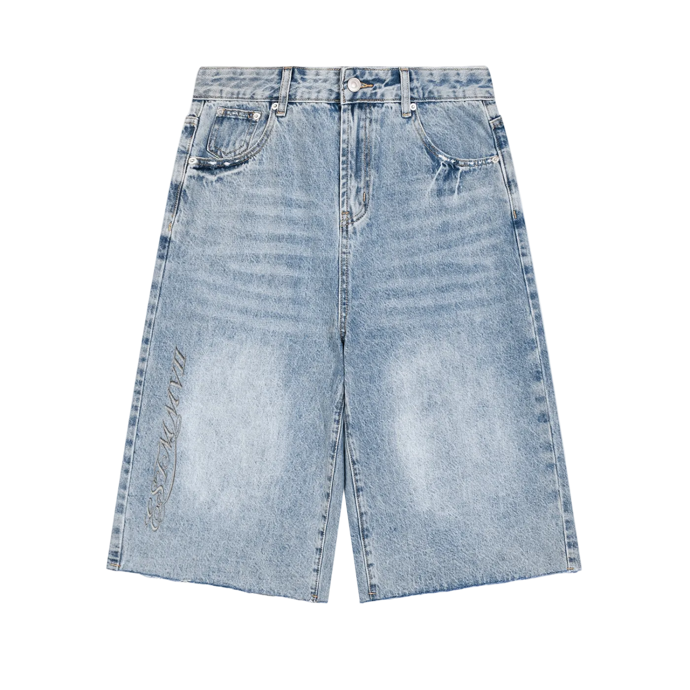 EST MMVII Wide Leg Denim Shorts