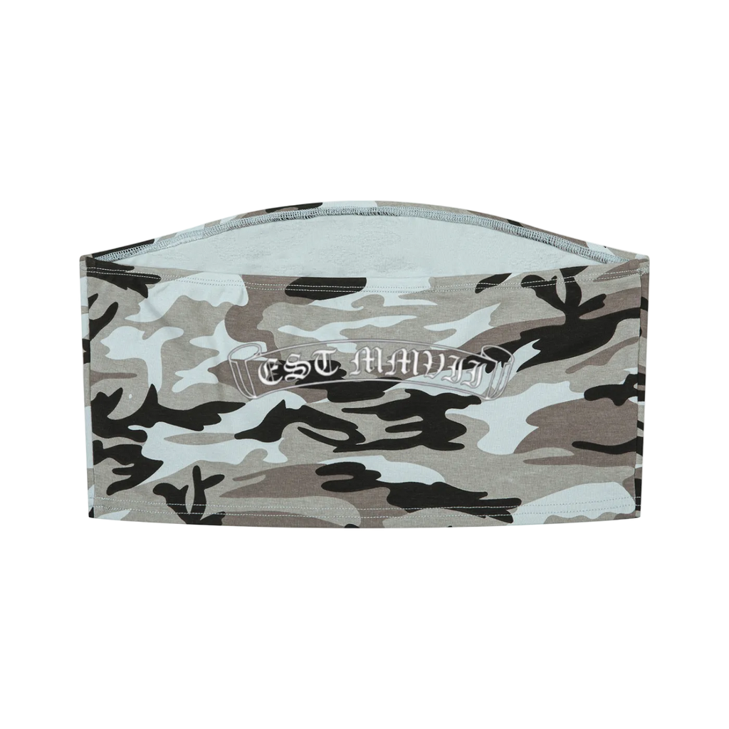 EST MMVII Women’s Camo Cropped Tube Top