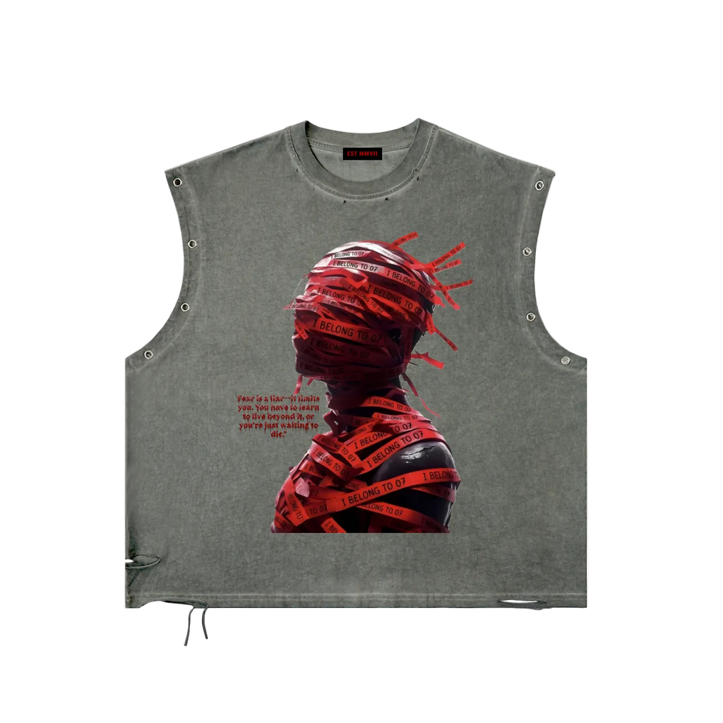 EST MMVII Distressed Tank Top