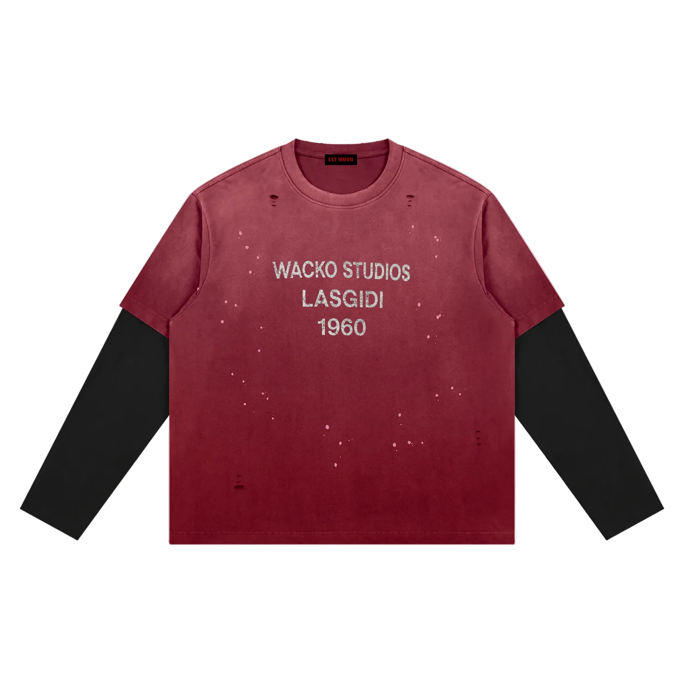 EST MMVII Vintage Wash Distressed Layer T-Shirt