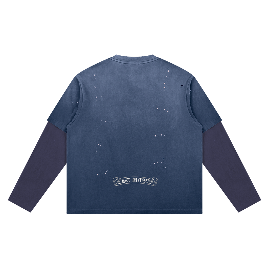 EST MMVII Vintage Wash Distressed Layer T-Shirt