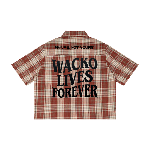 EST MMVII Plaid Boxy Short Sleeve Shirt