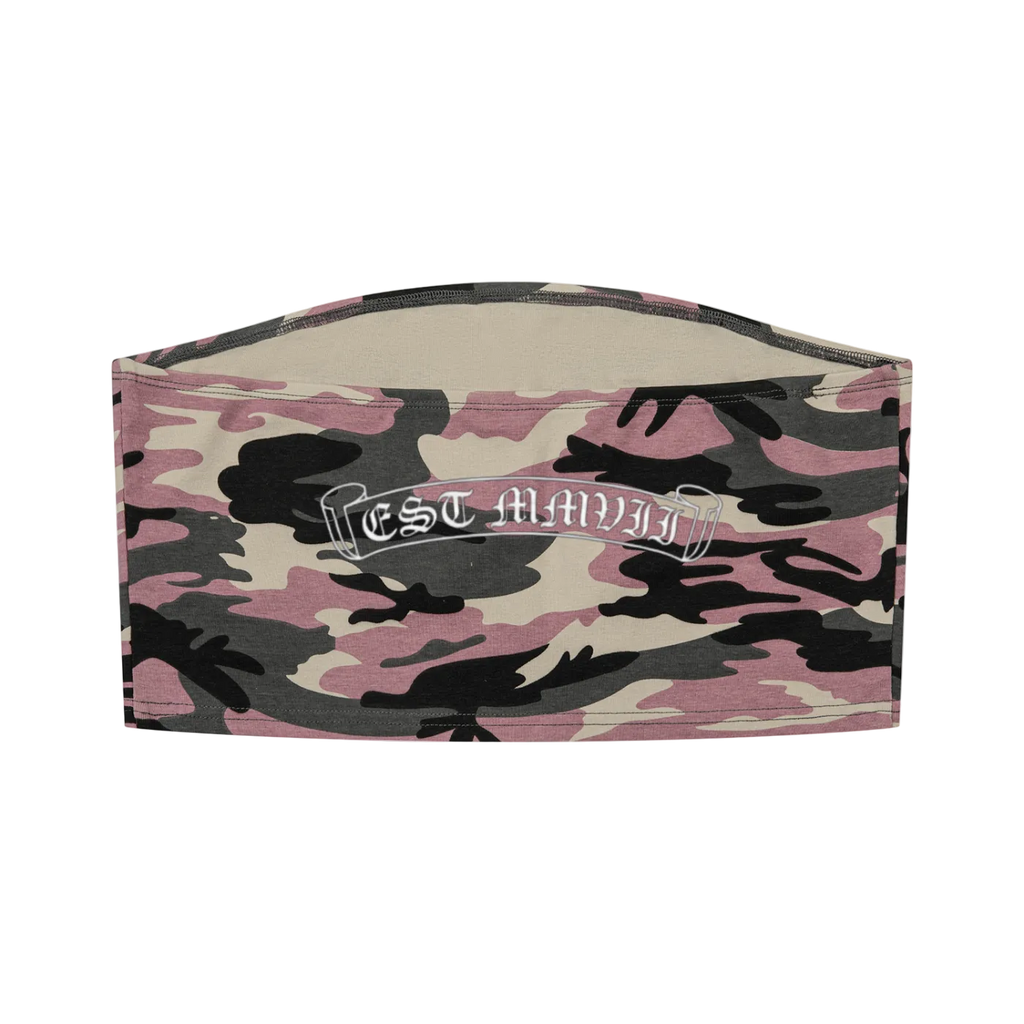 EST MMVII Women’s Camo Cropped Tube Top